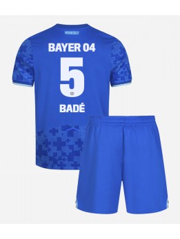 Billige Bayer Leverkusen Loic Bade #5 Tredjedraktsett Barn 2025-26 Kortermet (+ Korte bukser)